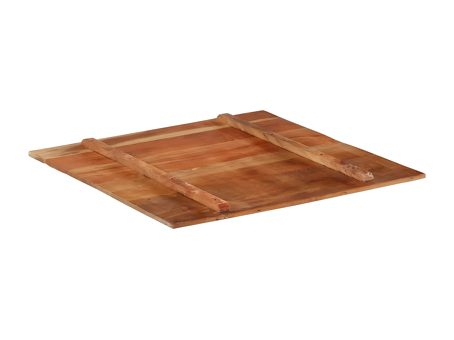 Tampo mesa quadrado 80x80cm 15-16mm madeira recuperada maciça PT624233