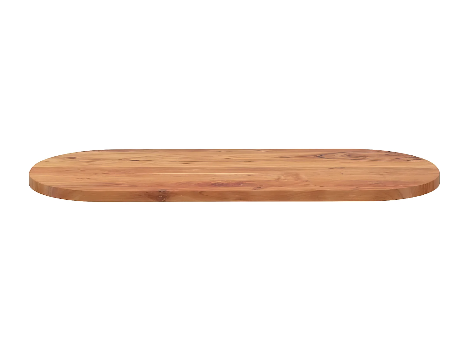 Dessus de table à manger 100x40x2,5 cm ovale bois massif d'acacia GHR64016