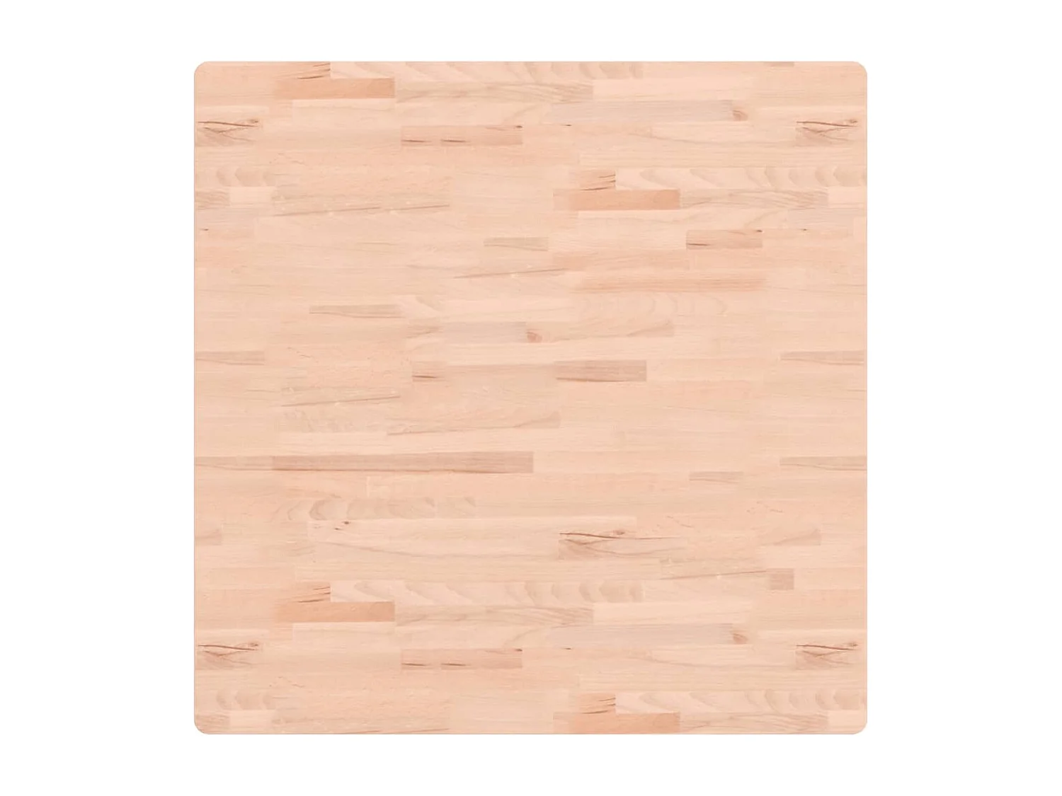 Tampo de mesa quadrado 90x90x1,5 cm madeira de faia maciça PT389196