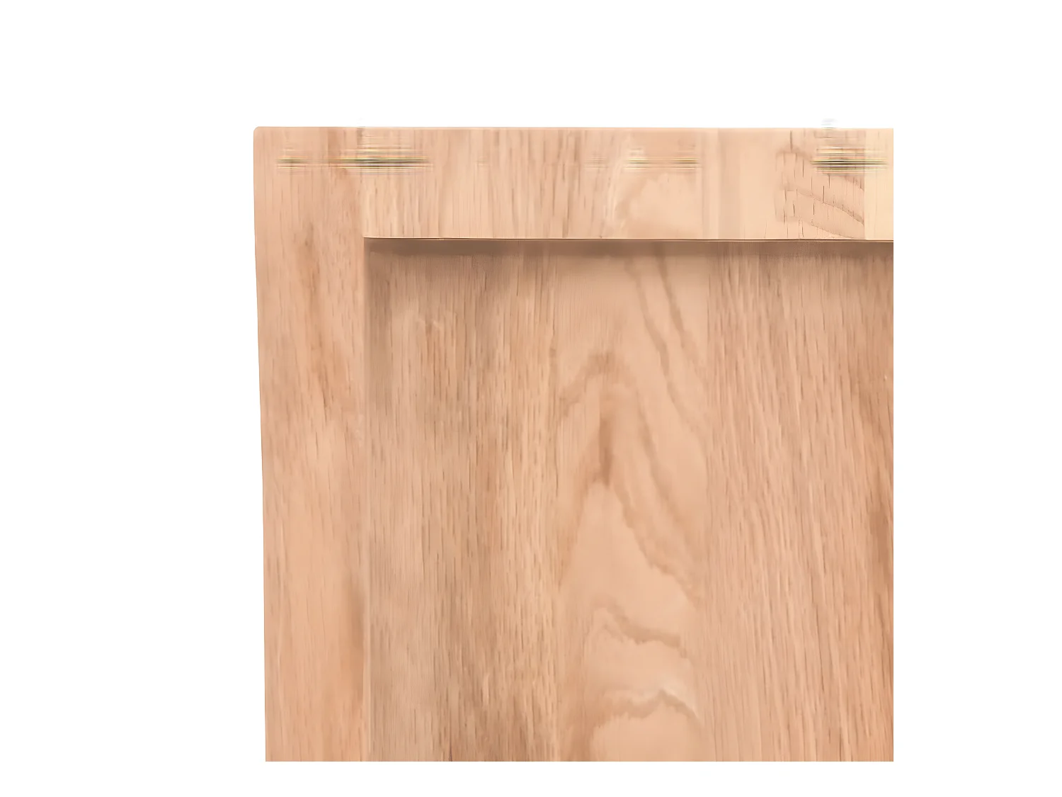 Piano Tavolo Marrone Chiaro 40x40x(2-4) cm Rovere Non Trattato CFW47944