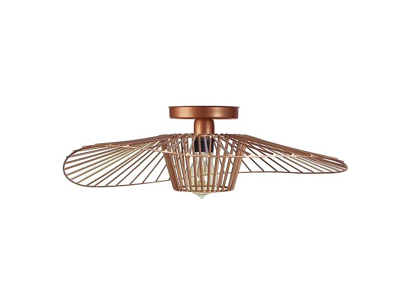 LADY MAE - Plafonnier géométrique métal cuivre