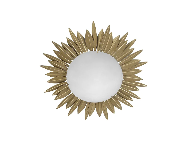 Plafón TOSEL ,metal,Dorado ,A15xD30xP30cm