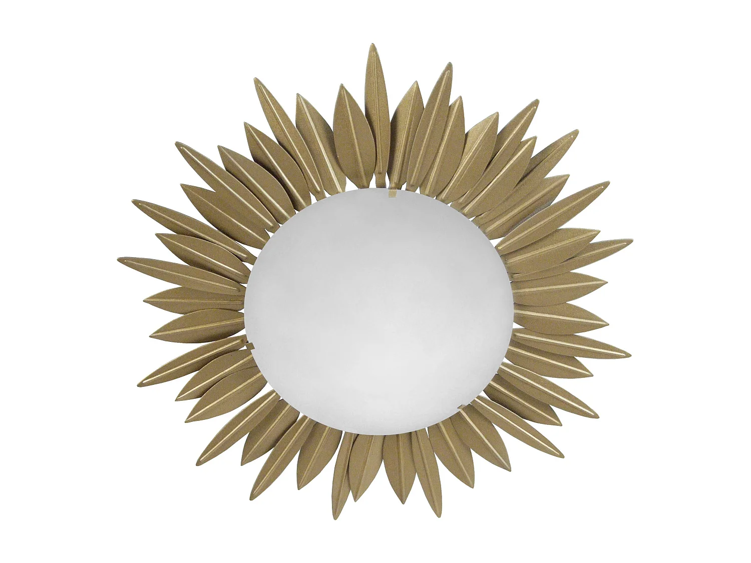 Plafonier TOSEL SOLEIL vidro redondo Dourado D30 x  H15  cm