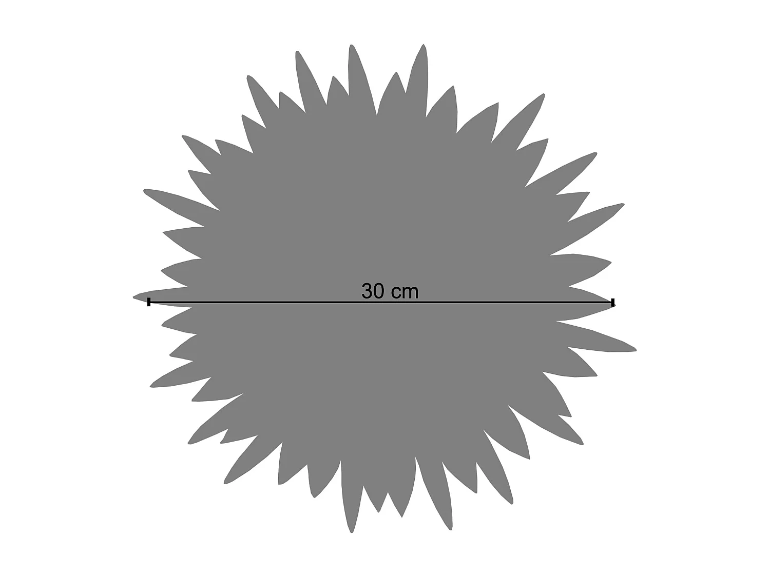 Plafonier TOSEL SOLEIL vidro redondo Dourado D30 x  H15  cm