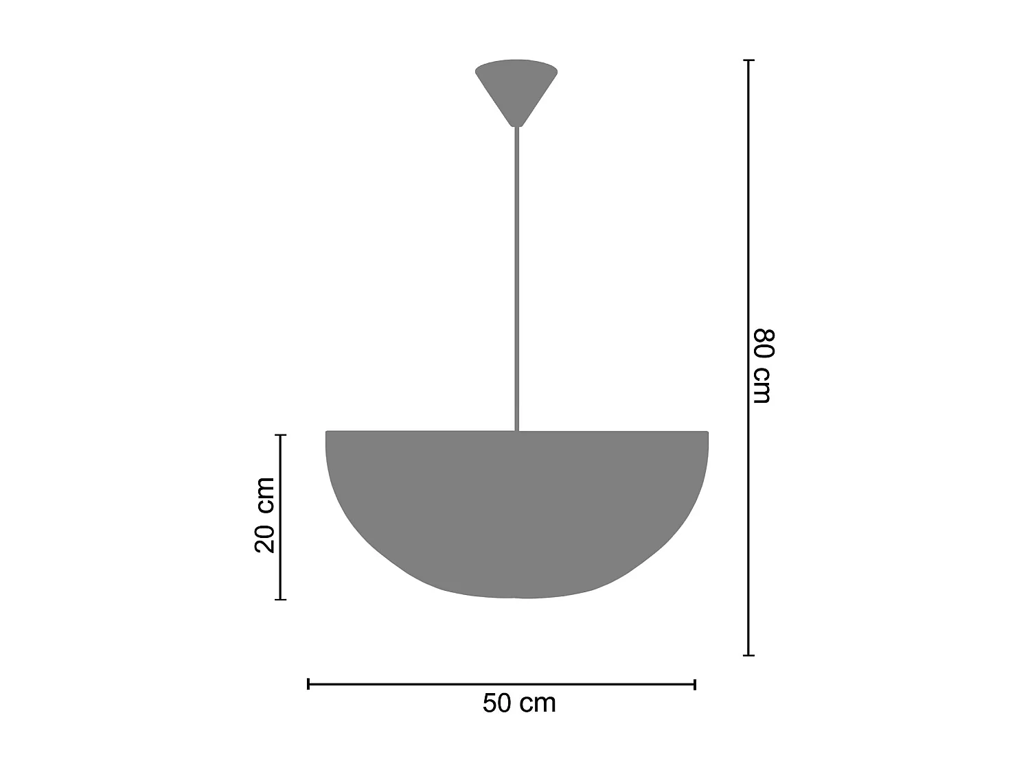 Suspension TOSEL ,métal,Doré ,H80xD30xP50cm