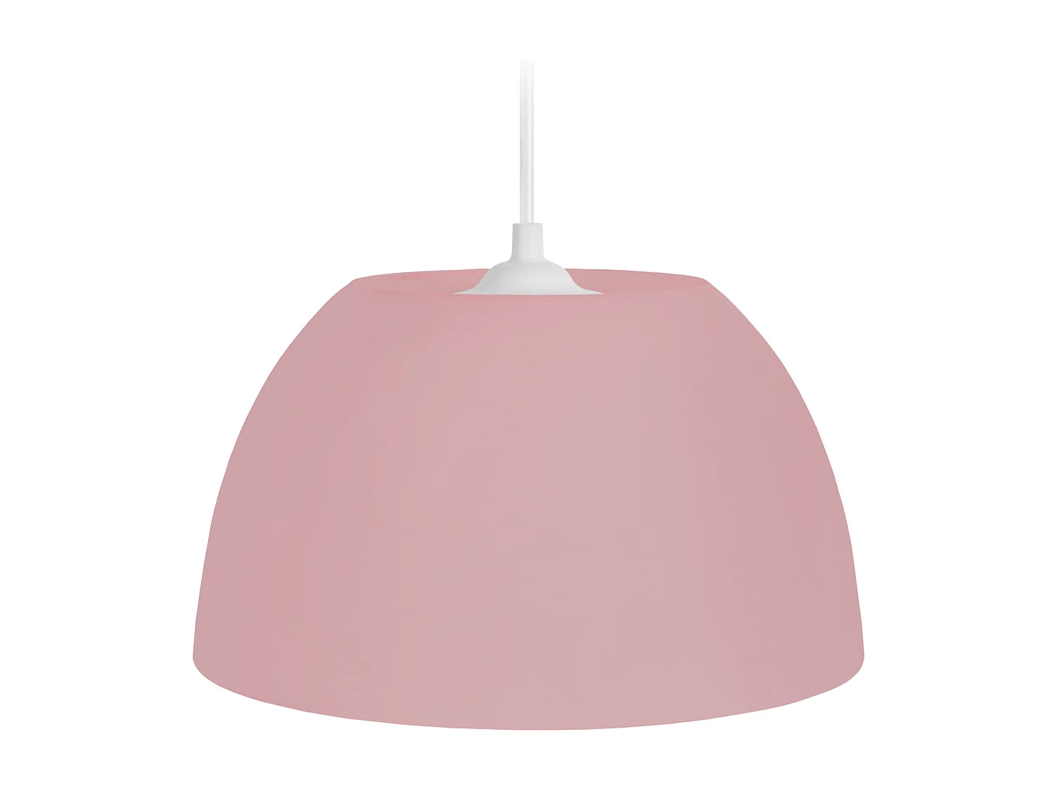 Suspension dôme plastique rose 70 cm.