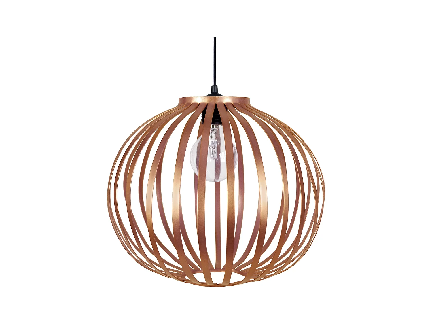 Suspension TOSEL ,métal,Cuivre ,H 90xD36x P 36cm