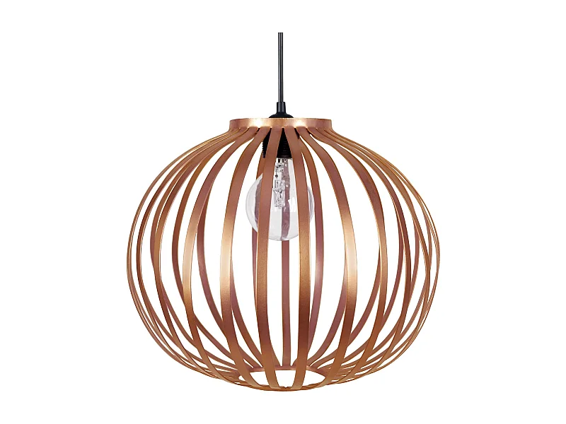 Suspension TOSEL ,métal,Cuivre ,H 90xD36x P 36cm