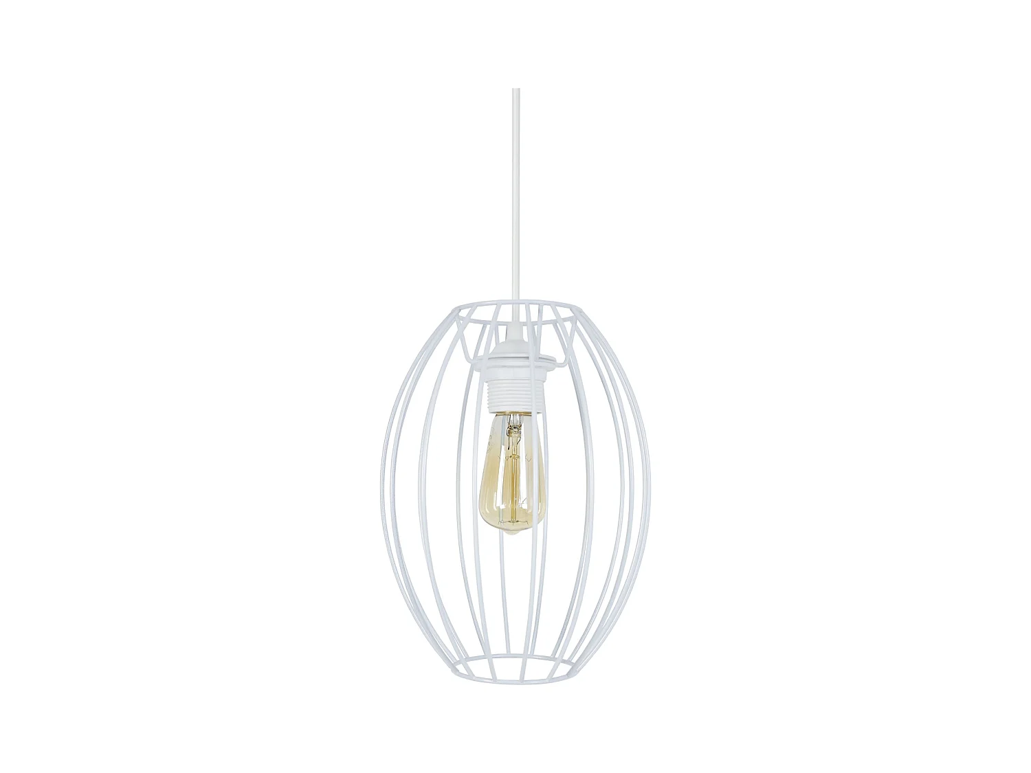 Suspension TOSEL ,métal,Blanc ,H85xD19xP19cm