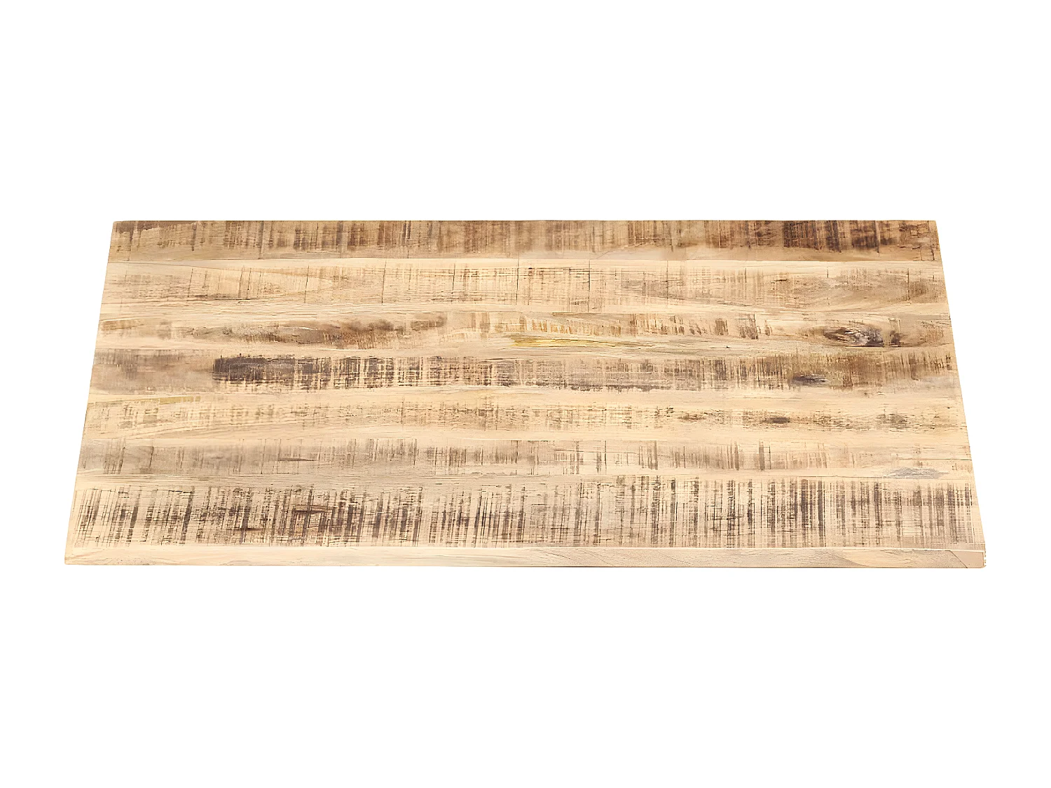 Tampo de mesa madeira de mangueira maciça 15-16 mm 80x80 cm PT394253