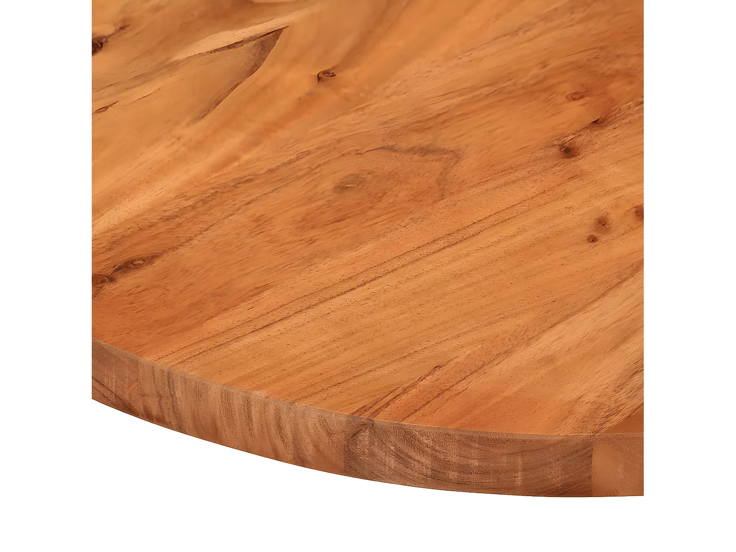 Tampo de mesa oval 90x40x3,8 cm madeira de acácia maciça PT598977