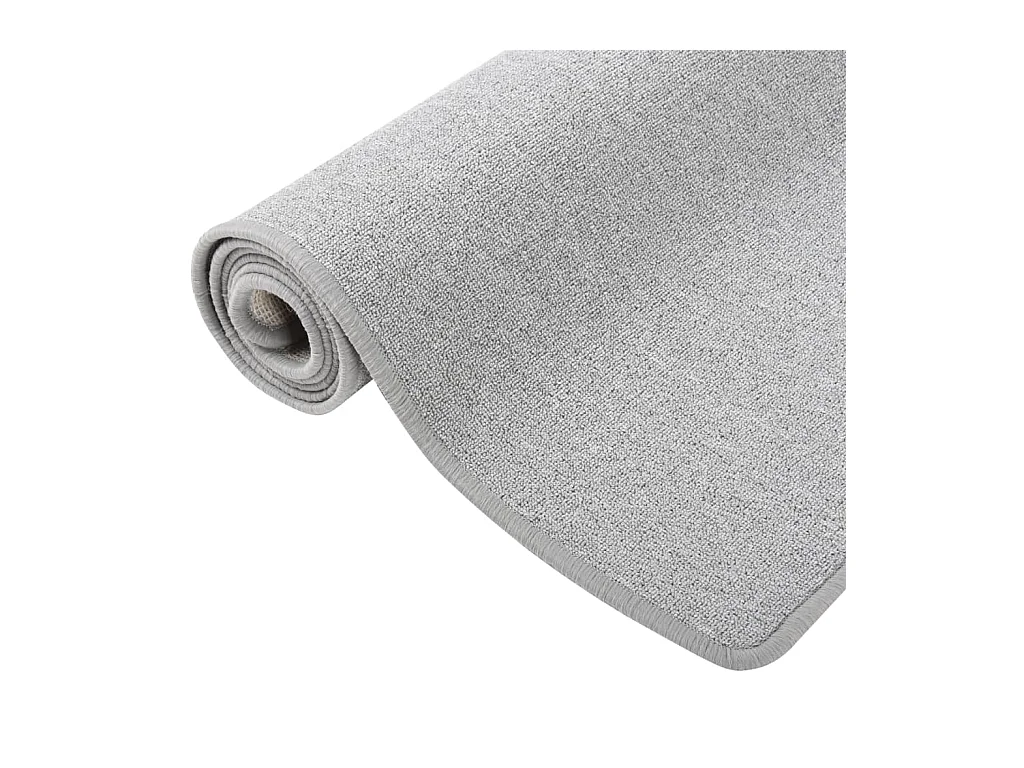 Alfombra de pasillo gris claro 80x200 cm ES319097