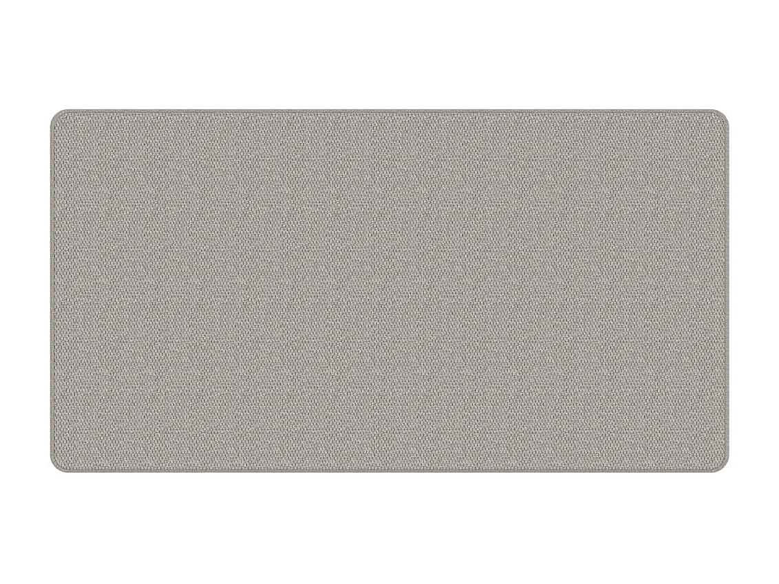 Tapis de couloir aspect sisal taupe 80x150 cm QBH77754