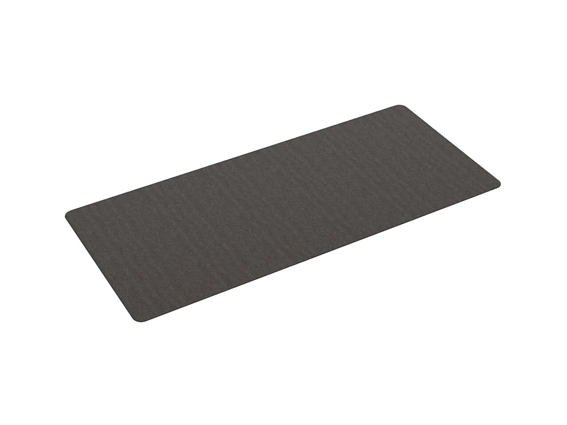 Alfombra de pasillo gris antracita 80x180 cm ES836589