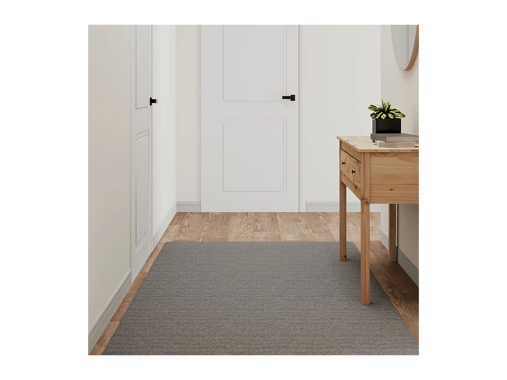 Tapis de couloir gris 100x180 cm QBH33409