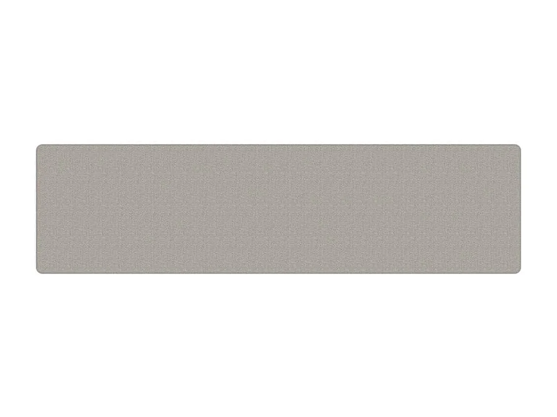 Tapis de couloir aspect sisal taupe 80x300 cm QBH39604