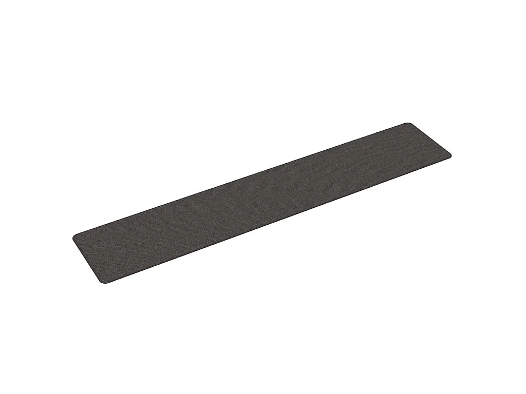 Tapis de couloir aspect sisal anthracite 50x250 cm QBH48265