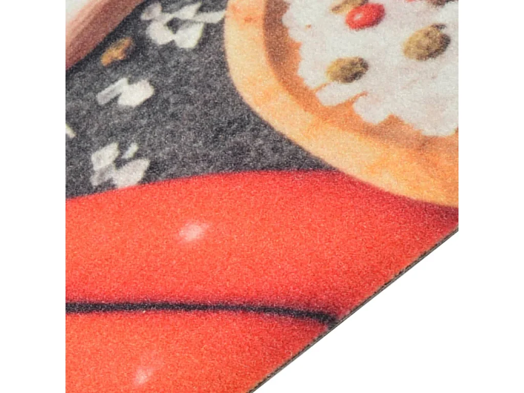 Tapete de cozinha lavável 60x180 cm veludo padrão vegetais PT109697