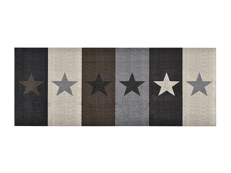 Tapete de cozinha lavável com design estrelas 60x180 cm PT498575