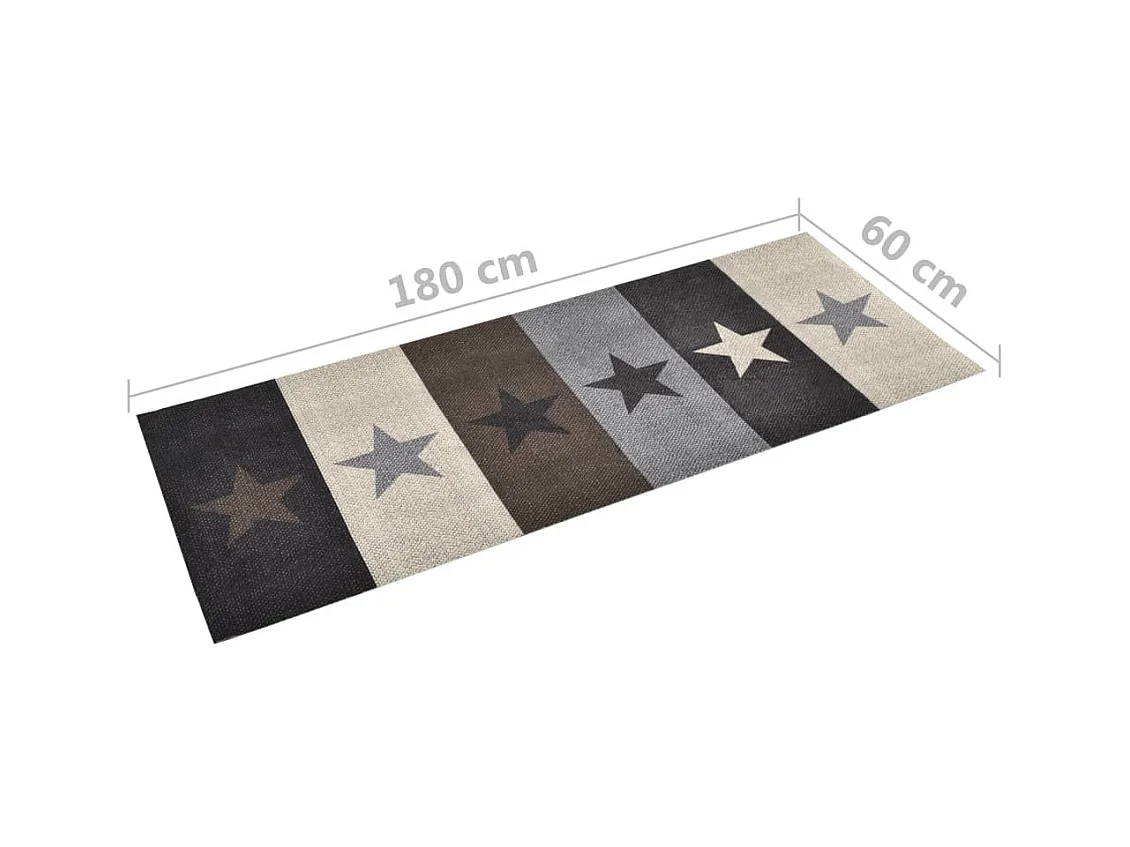 Keukenmat wasbaar Stars 60x180 cm NL405440
