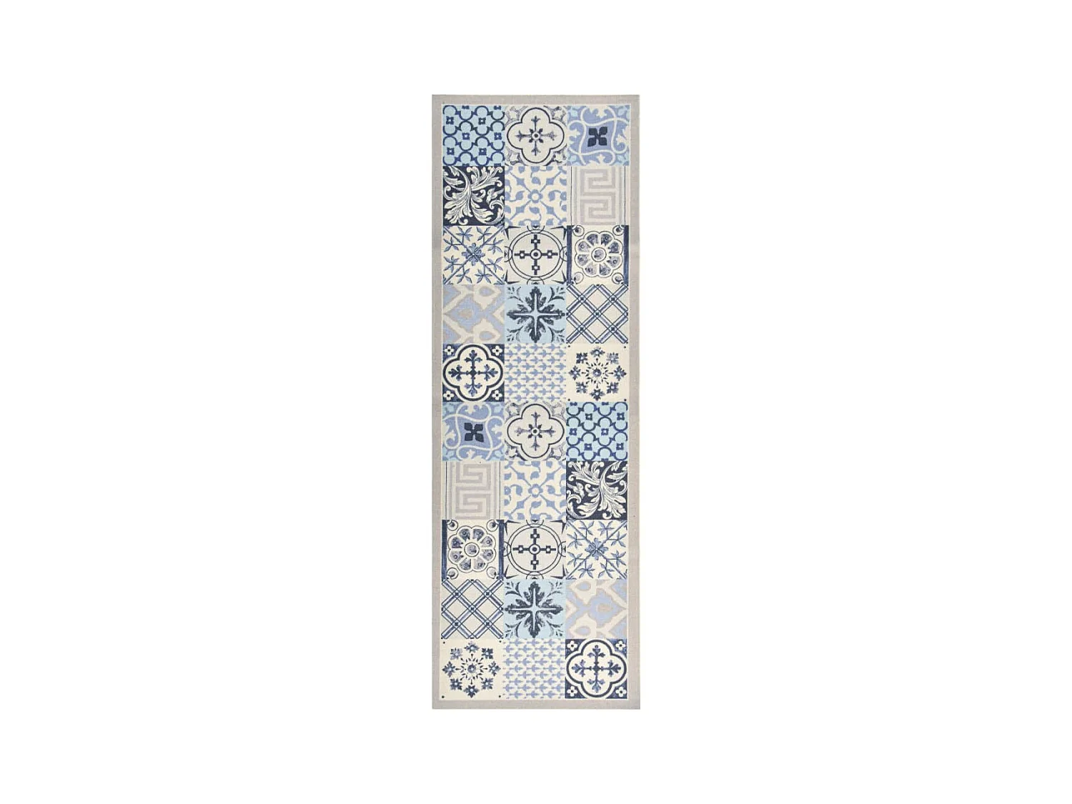 Tapis de sol de cuisine lavable Mosaïque 45x150 cm QBH42746