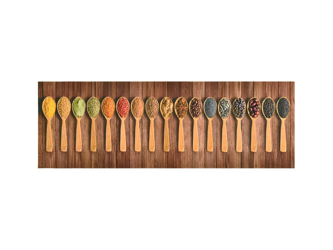 Tapis de cuisine lavable Cuillères 60x300 cm QBH70654