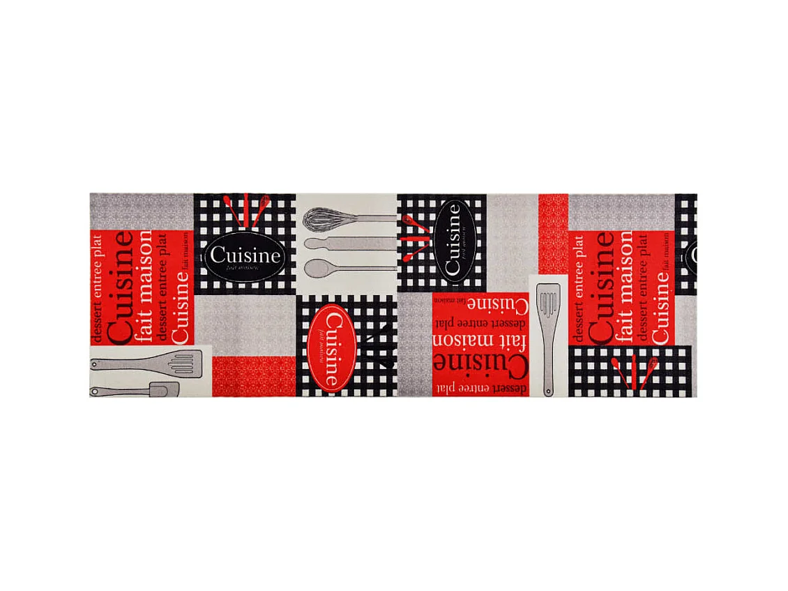 Tapete de cozinha lavável com design Cuisine 60x180 cm PT806960