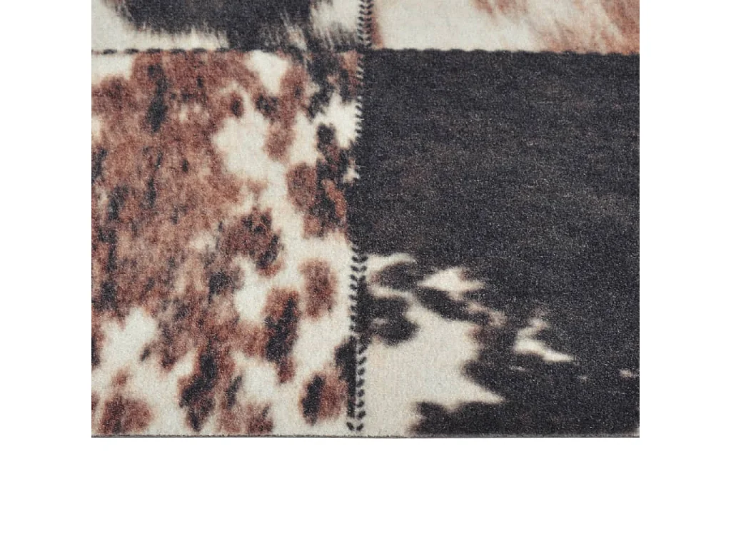Tapis de cuisine lavable impression peau d'animal 45x150 cm QBH57976