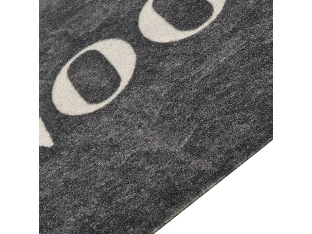 Alfombra de cocina lavable terciopelo Cooking negro 60x180 cm ES459330