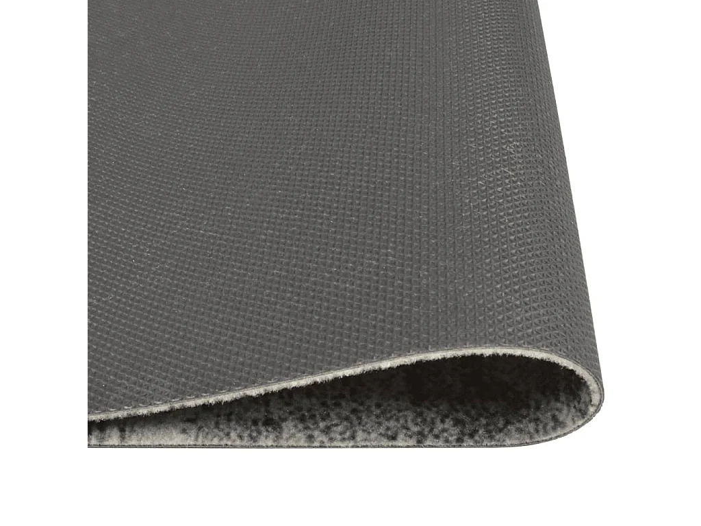 Tapis de cuisine lavable impression béton 45x150 cm velours QBH95195