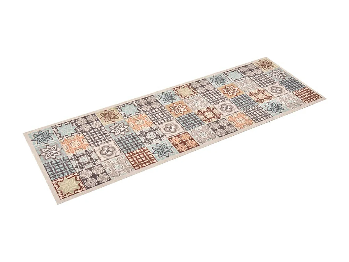 Tapis de cuisine lavable Couleur mosaïque 45x150 cm QBH10641