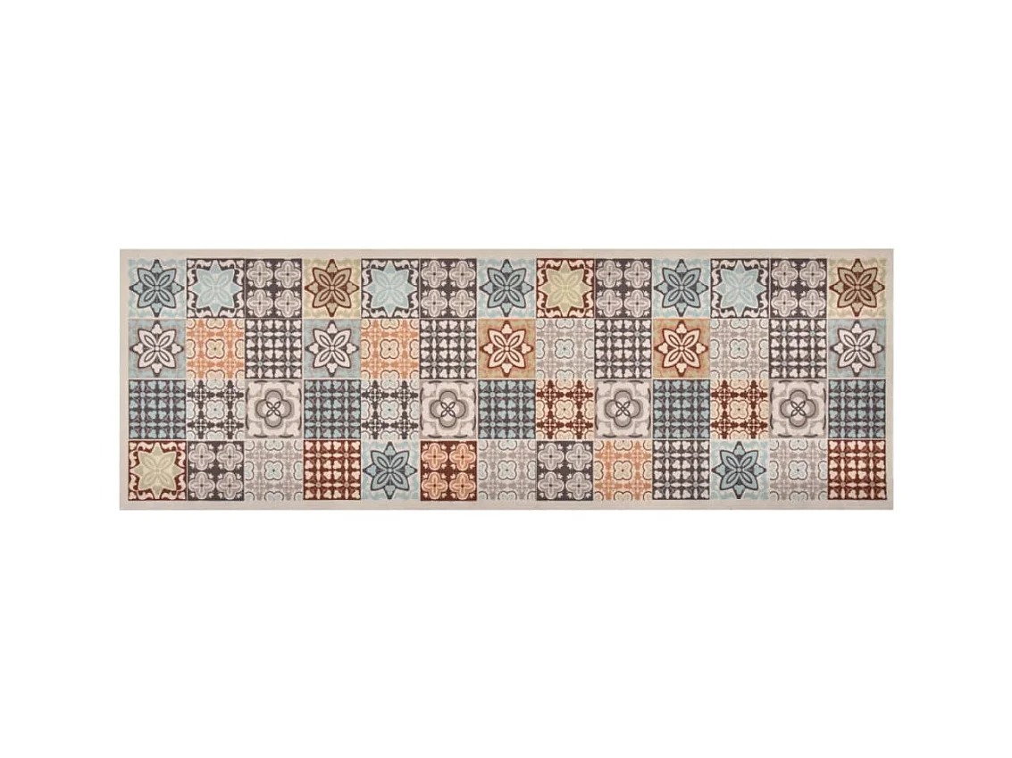 Tapis de cuisine lavable Couleur mosaïque 45x150 cm QBH10641