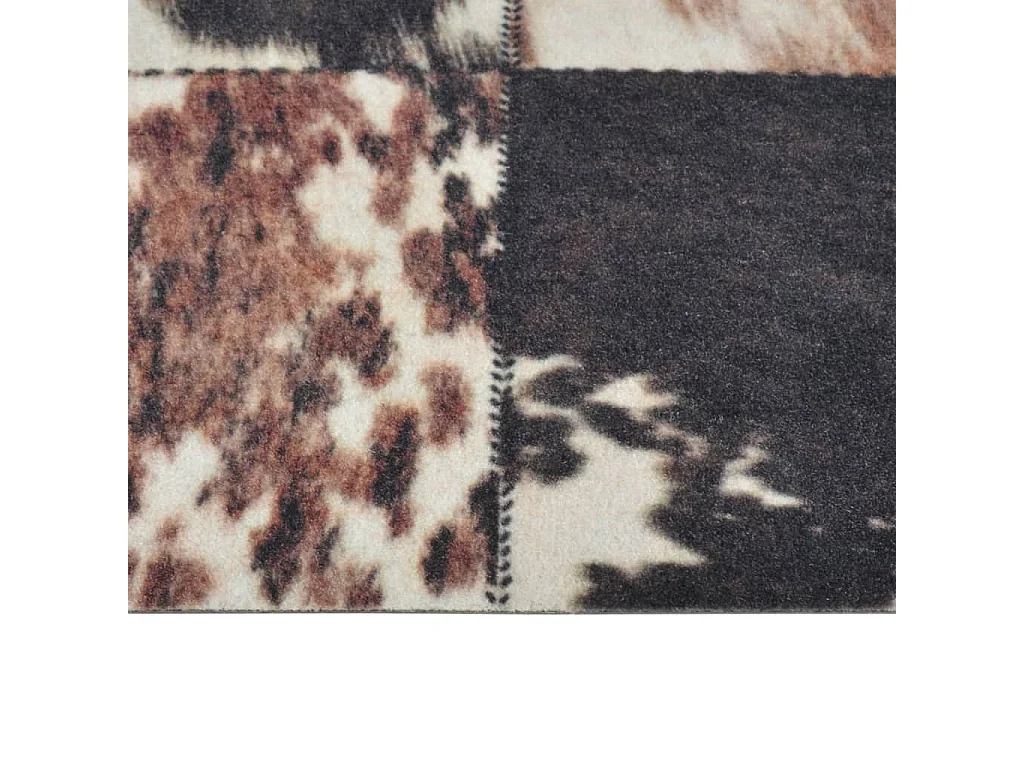 Tapis de cuisine lavable impression peau d'animal 60x180 cm QBH64262