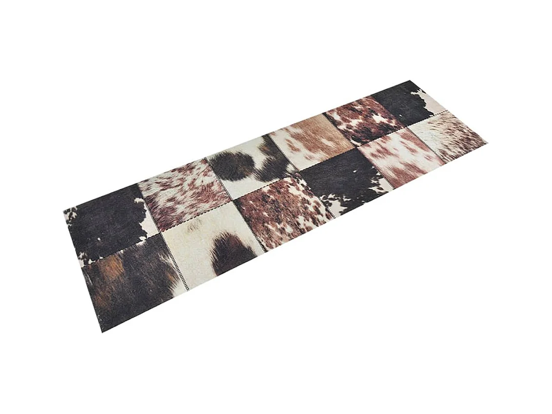 Keukenmat wasbaar dierenhuidprint 60x180 cm fluweel NL595441