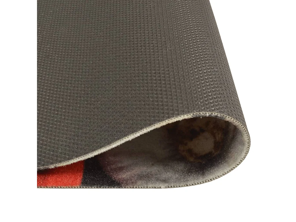 Tapis de cuisine lavable impression vin dîner 60x300 cm velours QBH32315