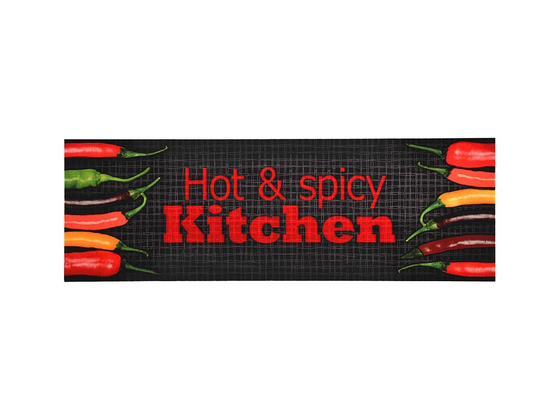 Tapis de sol de cuisine lavable Hot&Spicy 45x150 cm QBH39166