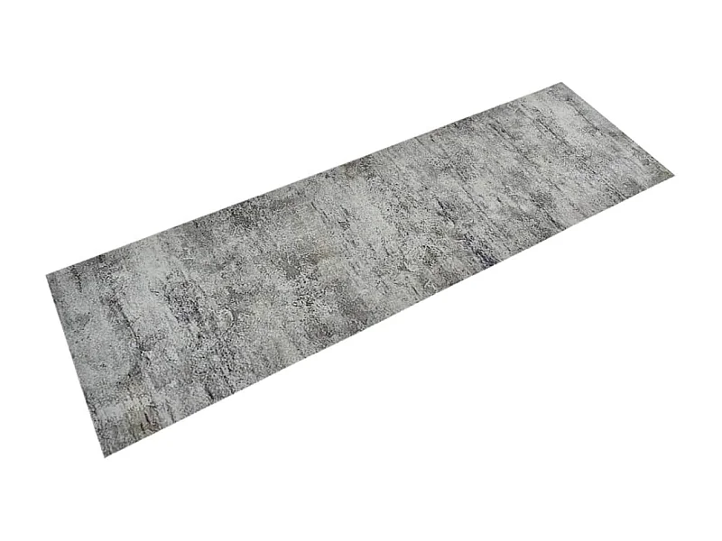 Tapis de cuisine lavable impression béton 60x180 cm velours QBH53277
