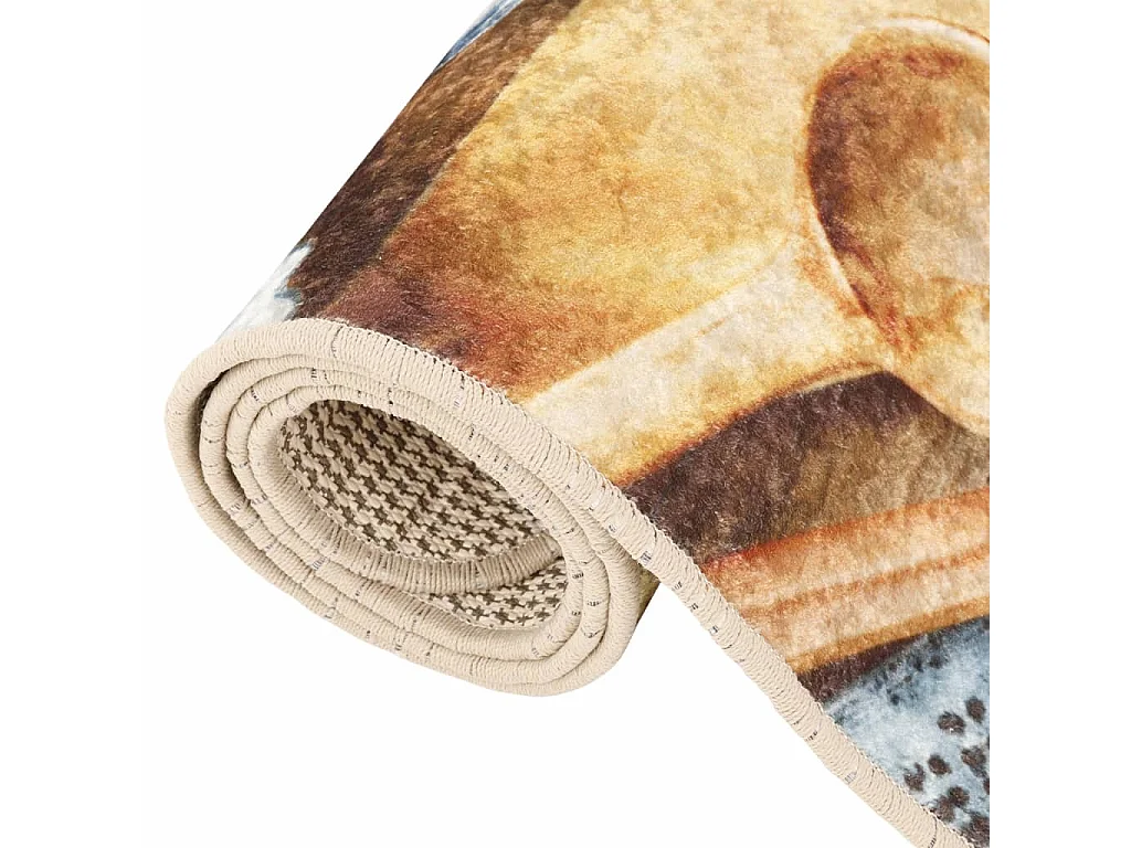 Tapis de cuisine multicolore 60x180 cm lavable antidérapant QBH41321