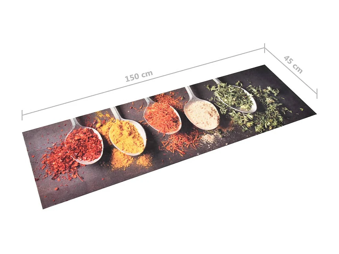Tapis de cuisine lavable Cuillères 45x150 cm QBH23356