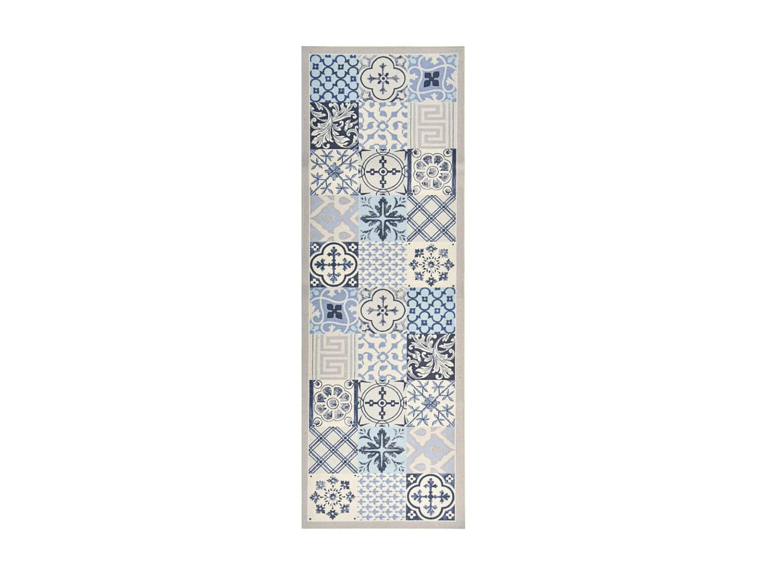 Tapis de sol de cuisine lavable Mosaïque 60x180 cm QBH39508
