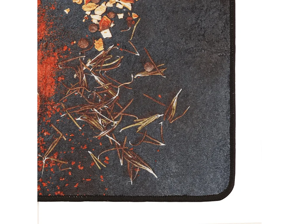 Tapete de cozinha lavável antiderrapante 60x180 cm multicor PT954080