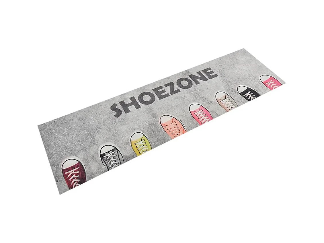 Tapis de cuisine lavable impression shoezone 45x150 cm velours QBH58260