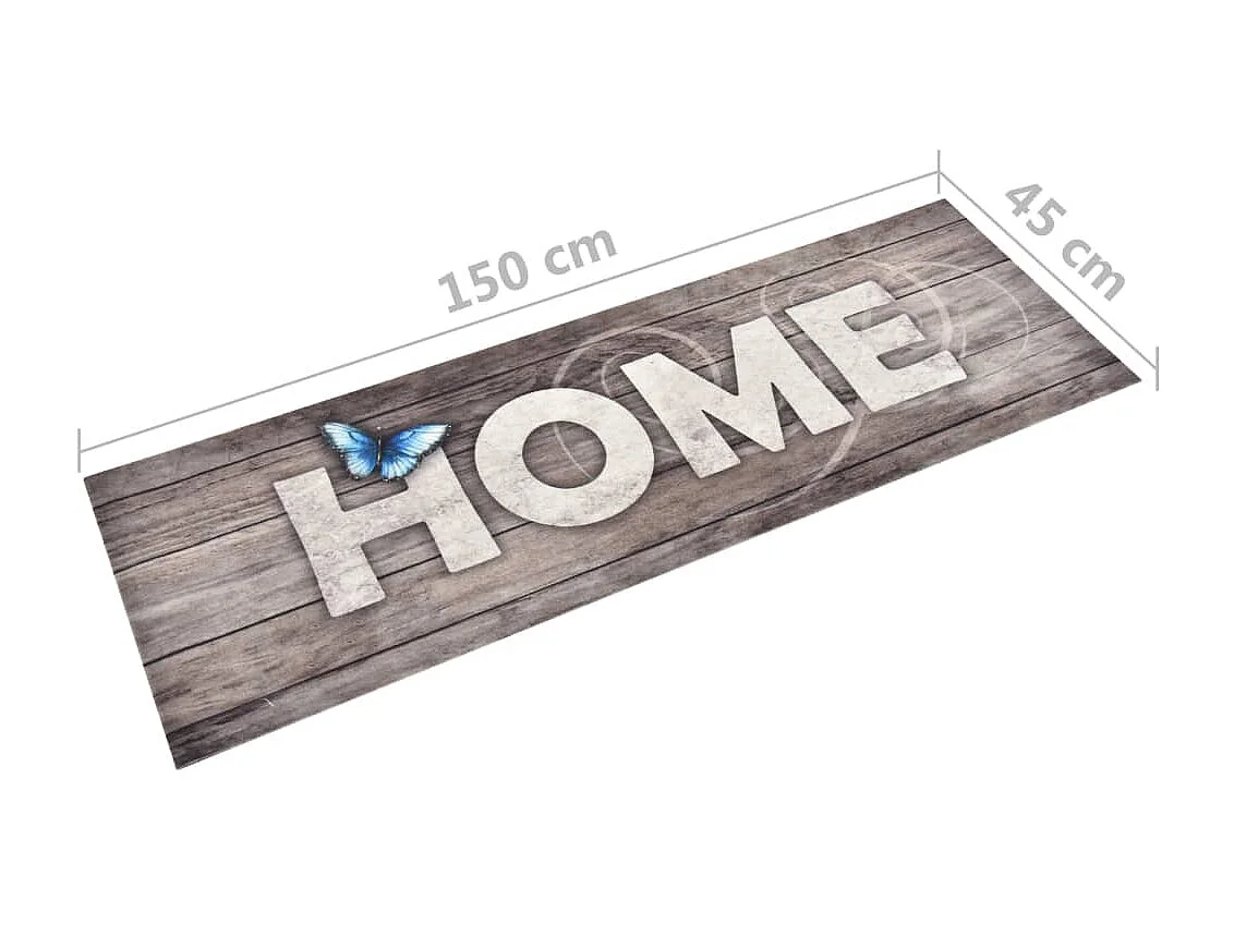 Tapis de sol de cuisine lavable Home 45x150 cm QBH40793