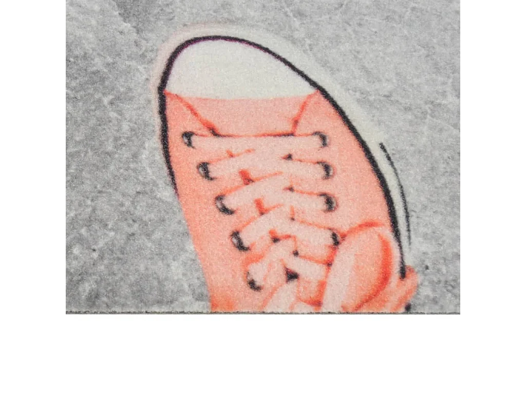 Keukenmat wasbaar shoezone-print 60x300 cm fluweel NL254537