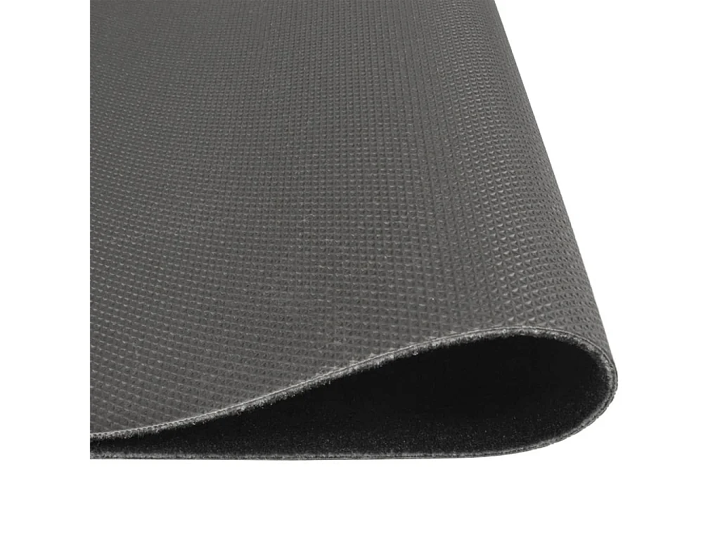Tapis de cuisine lavable impression cuisine noir 60x300 cm QBH78871