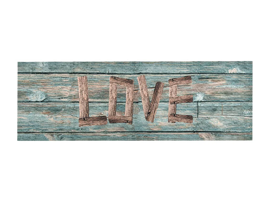 Tapis de cuisine lavable Love 60x300 cm QBH34488