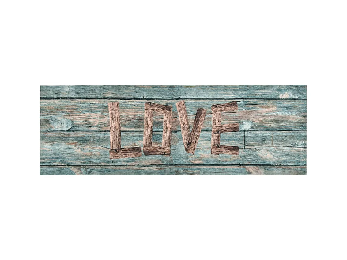 Tapis de cuisine lavable Love 60x300 cm QBH34488
