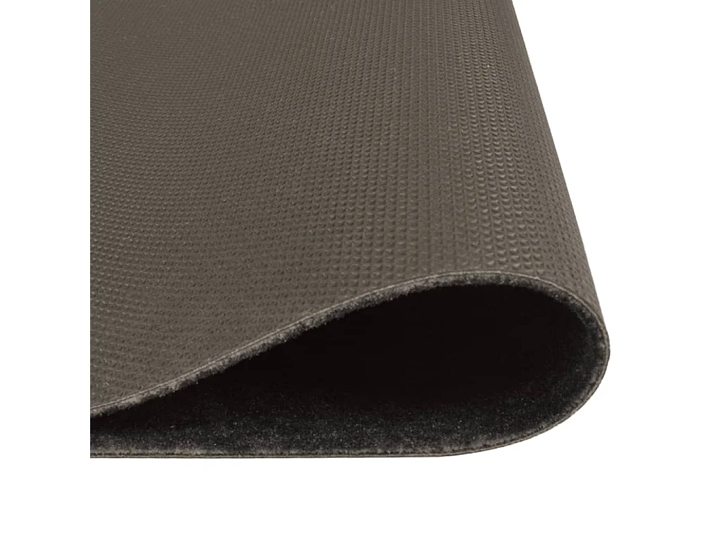 Tapete de cozinha lavável 45x150 cm veludo padrão cooking preto PT486926