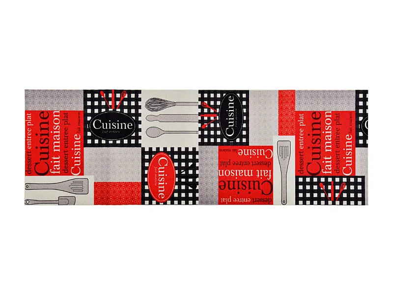 Tapete de cozinha lavável com design Cuisine 60x300 cm PT820217