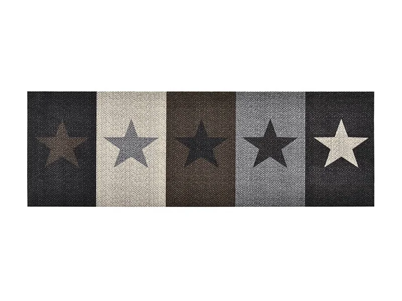 Tapis de sol de cuisine lavable Étoile 45x150 cm QBH87357